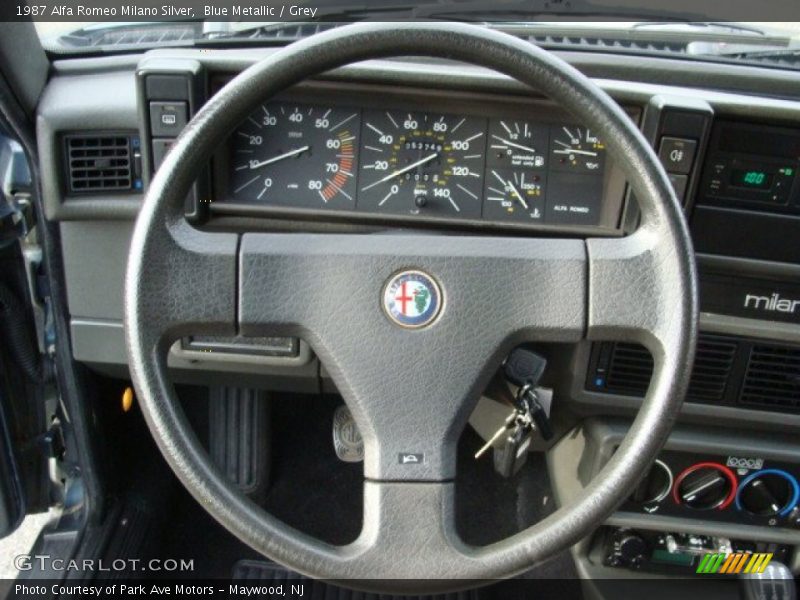  1987 Milano Silver Steering Wheel