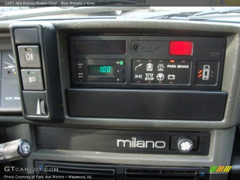 Controls of 1987 Milano Silver