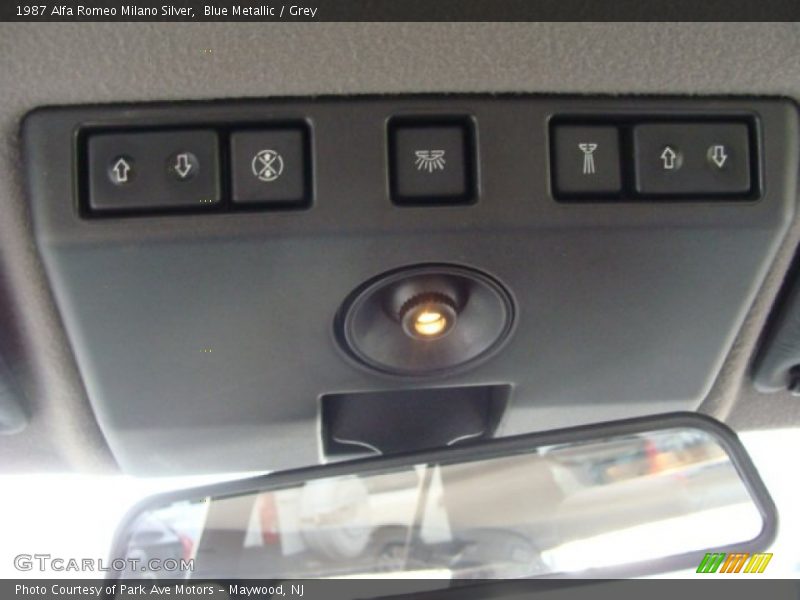 Controls of 1987 Milano Silver