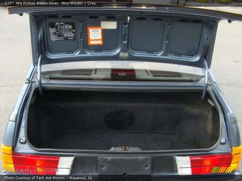  1987 Milano Silver Trunk