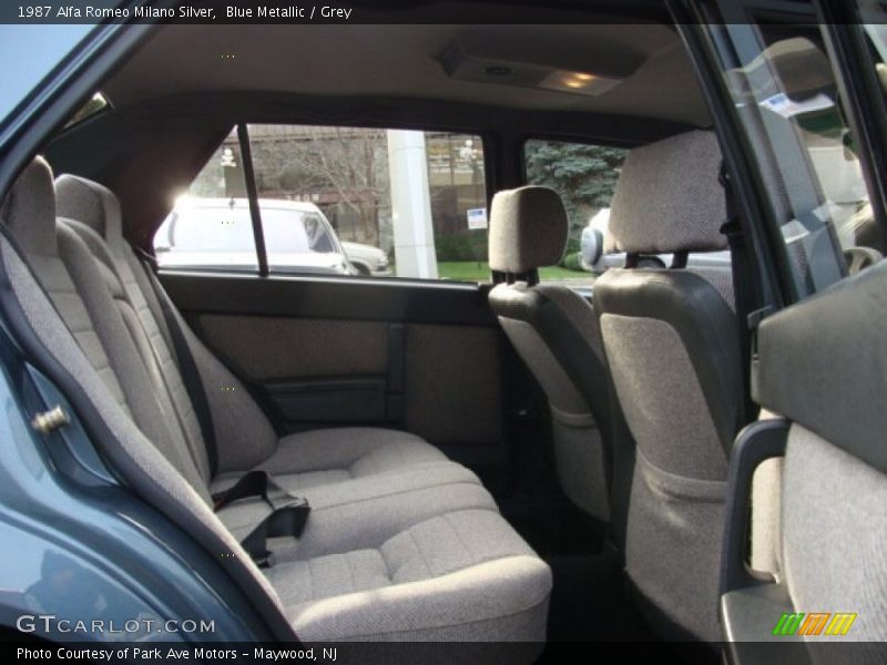  1987 Milano Silver Grey Interior