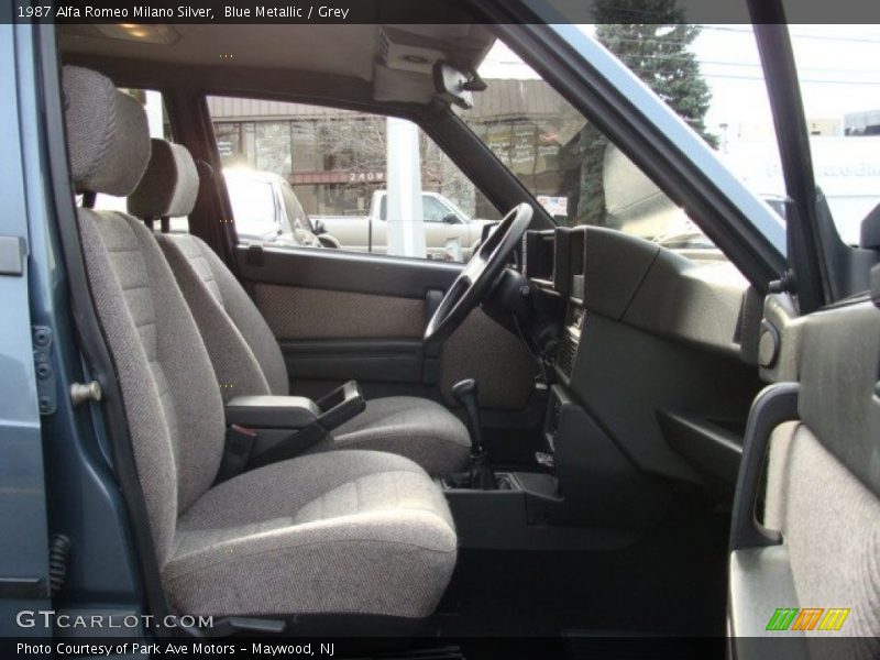  1987 Milano Silver Grey Interior