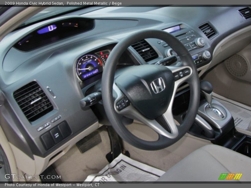  2009 Civic Hybrid Sedan Steering Wheel