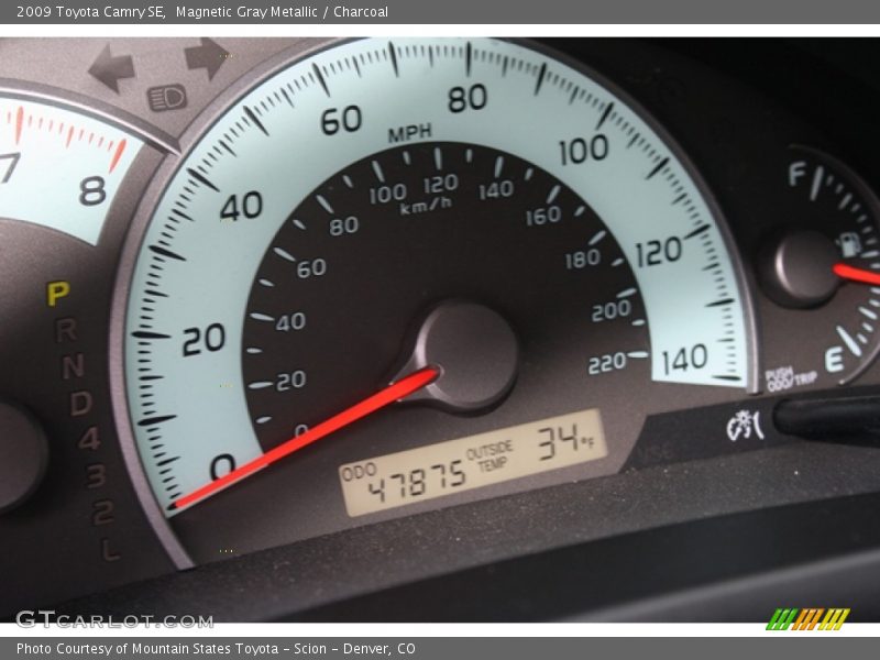 Magnetic Gray Metallic / Charcoal 2009 Toyota Camry SE