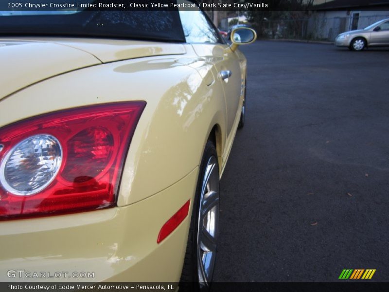 Classic Yellow Pearlcoat / Dark Slate Grey/Vanilla 2005 Chrysler Crossfire Limited Roadster