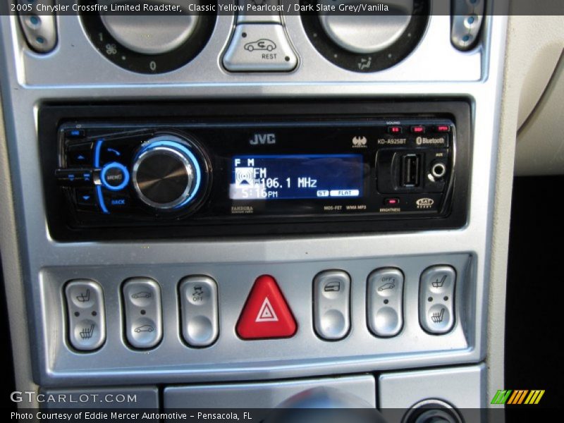 Classic Yellow Pearlcoat / Dark Slate Grey/Vanilla 2005 Chrysler Crossfire Limited Roadster