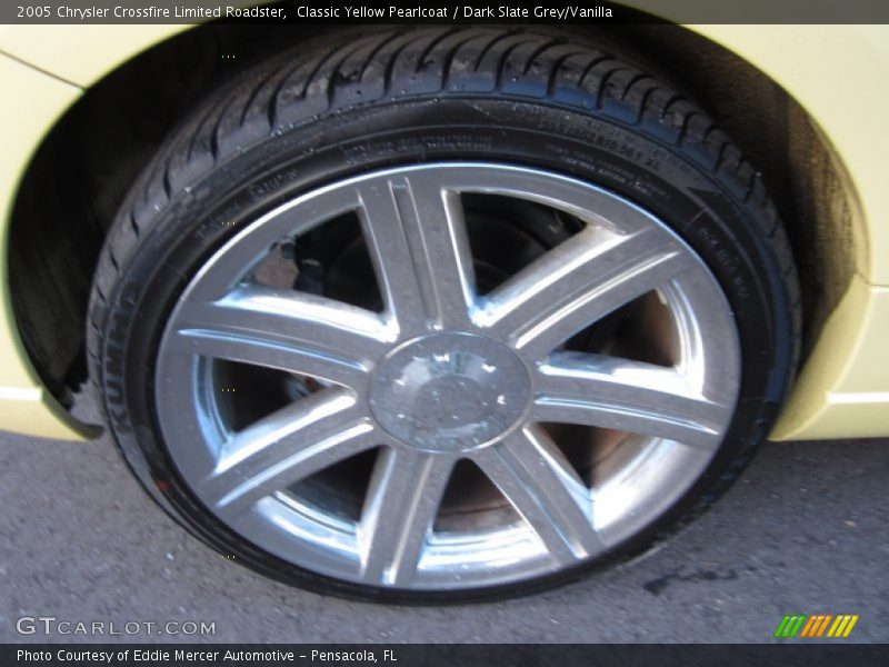 Classic Yellow Pearlcoat / Dark Slate Grey/Vanilla 2005 Chrysler Crossfire Limited Roadster