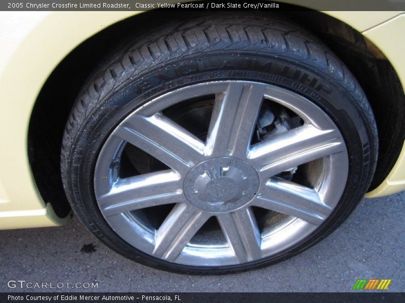 Classic Yellow Pearlcoat / Dark Slate Grey/Vanilla 2005 Chrysler Crossfire Limited Roadster