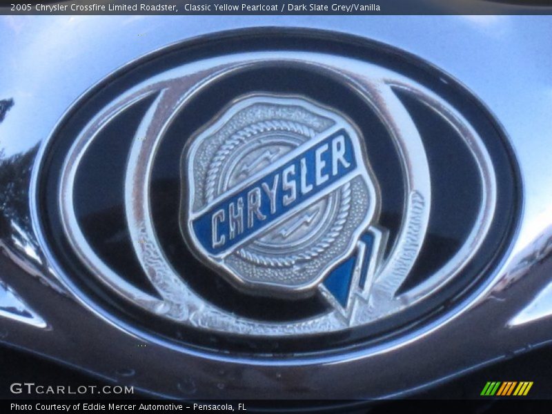 Classic Yellow Pearlcoat / Dark Slate Grey/Vanilla 2005 Chrysler Crossfire Limited Roadster