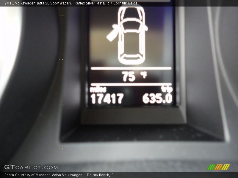 Reflex Silver Metallic / Cornsilk Beige 2011 Volkswagen Jetta SE SportWagen