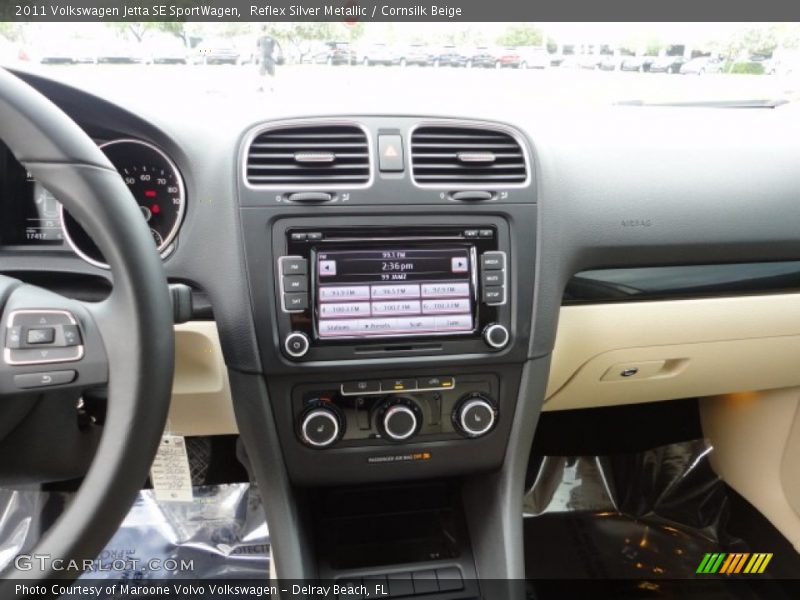 Reflex Silver Metallic / Cornsilk Beige 2011 Volkswagen Jetta SE SportWagen