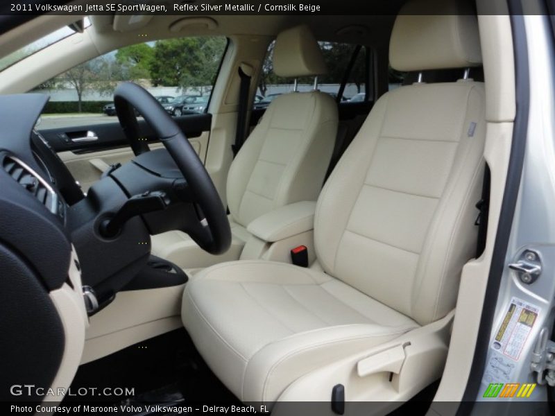  2011 Jetta SE SportWagen Cornsilk Beige Interior