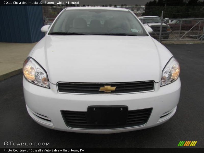 Summit White / Neutral 2011 Chevrolet Impala LS