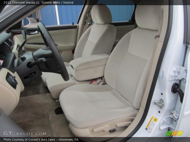 Summit White / Neutral 2011 Chevrolet Impala LS
