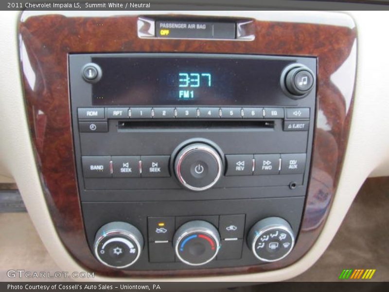 Summit White / Neutral 2011 Chevrolet Impala LS