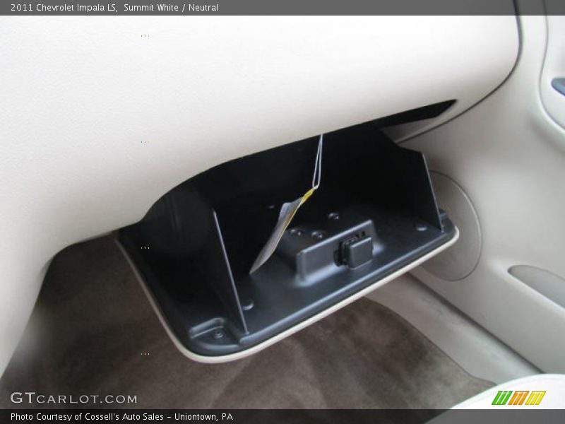 Summit White / Neutral 2011 Chevrolet Impala LS