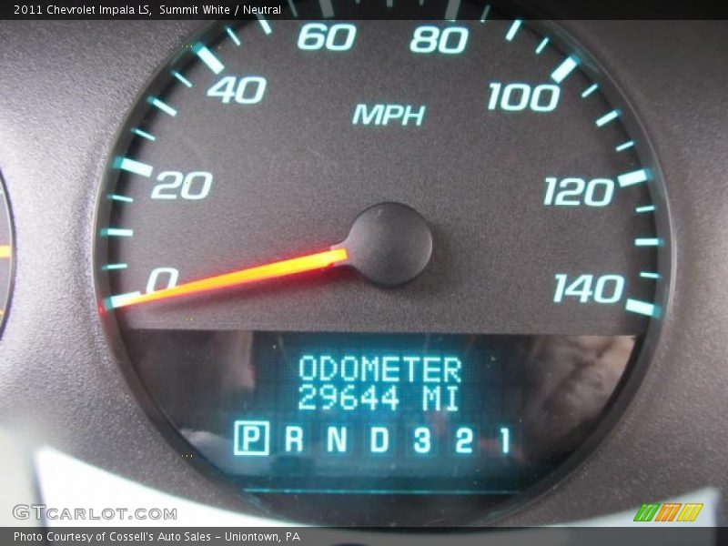 Summit White / Neutral 2011 Chevrolet Impala LS