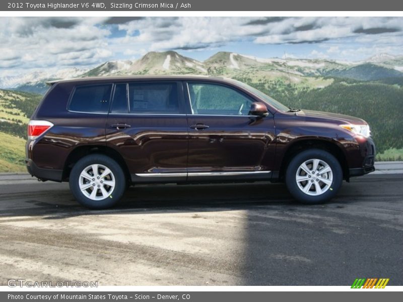 Sizzling Crimson Mica / Ash 2012 Toyota Highlander V6 4WD