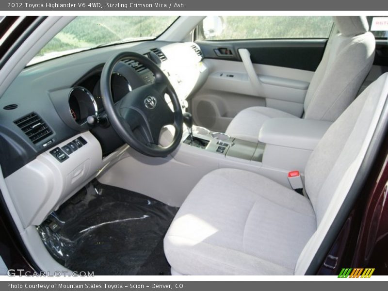 Sizzling Crimson Mica / Ash 2012 Toyota Highlander V6 4WD