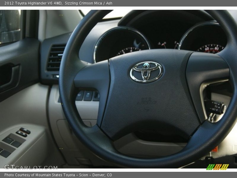 Sizzling Crimson Mica / Ash 2012 Toyota Highlander V6 4WD
