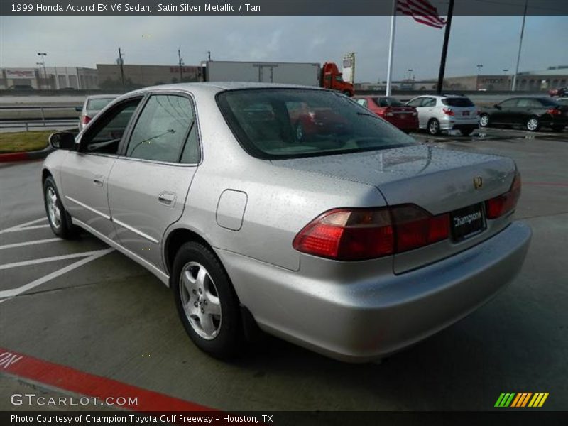 Satin Silver Metallic / Tan 1999 Honda Accord EX V6 Sedan