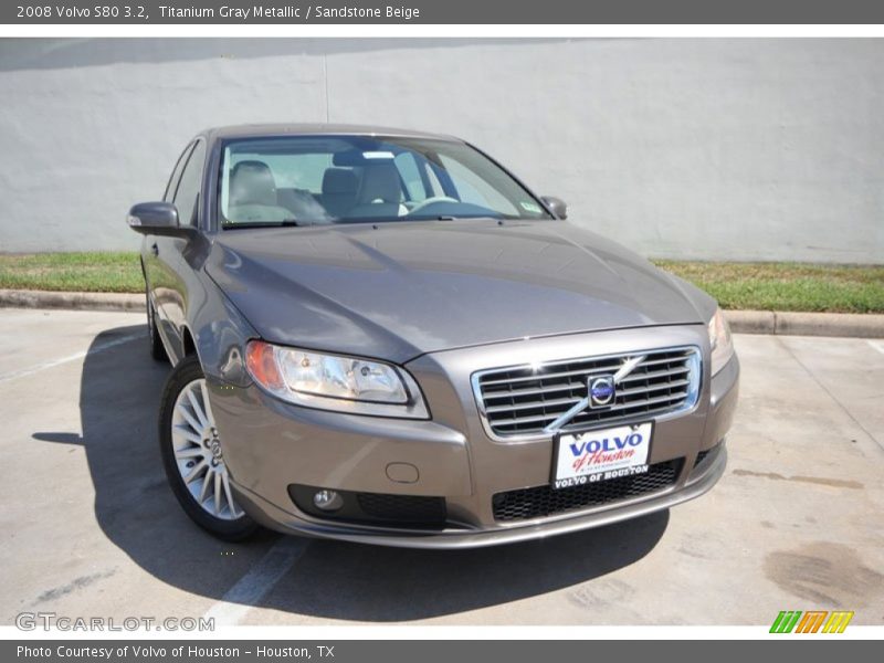 Titanium Gray Metallic / Sandstone Beige 2008 Volvo S80 3.2