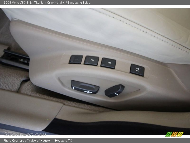 Titanium Gray Metallic / Sandstone Beige 2008 Volvo S80 3.2