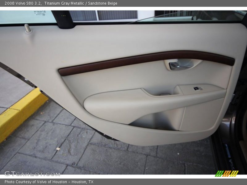 Titanium Gray Metallic / Sandstone Beige 2008 Volvo S80 3.2