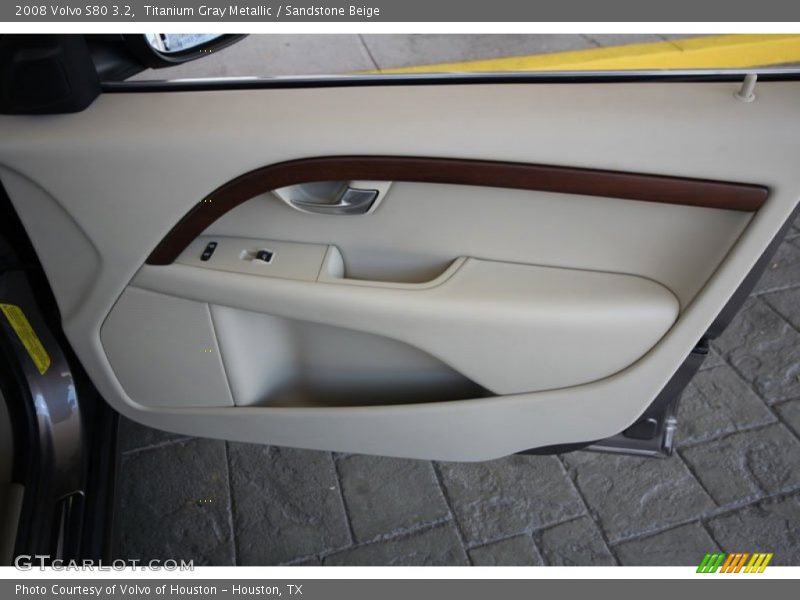 Titanium Gray Metallic / Sandstone Beige 2008 Volvo S80 3.2