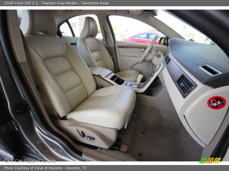 Titanium Gray Metallic / Sandstone Beige 2008 Volvo S80 3.2