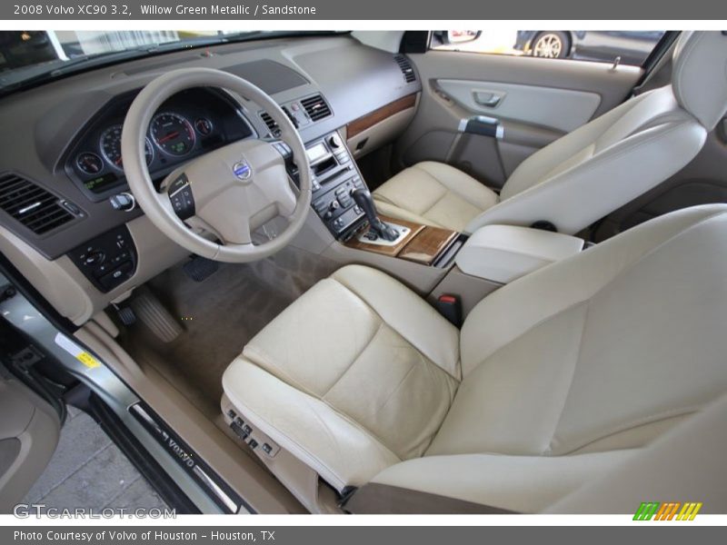 Willow Green Metallic / Sandstone 2008 Volvo XC90 3.2