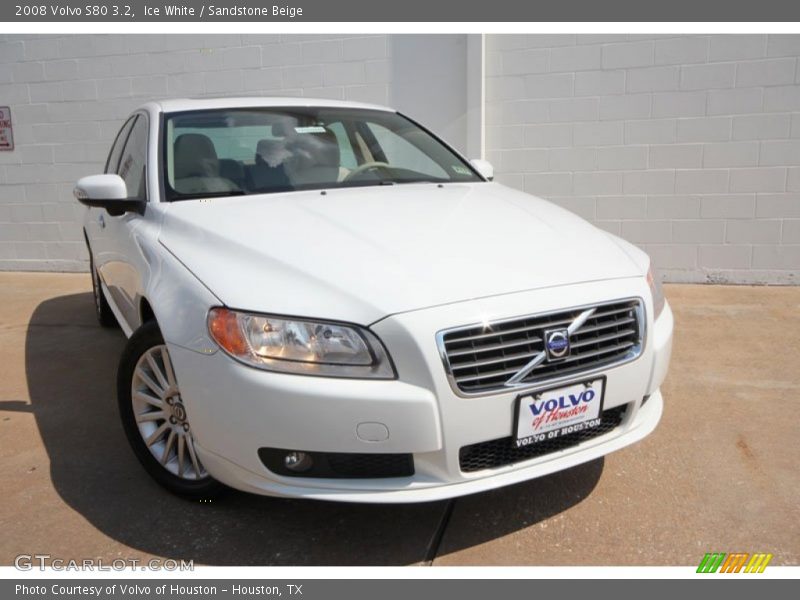 Ice White / Sandstone Beige 2008 Volvo S80 3.2