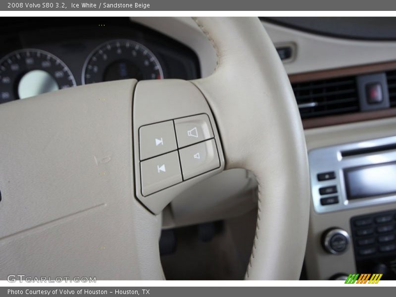 Ice White / Sandstone Beige 2008 Volvo S80 3.2