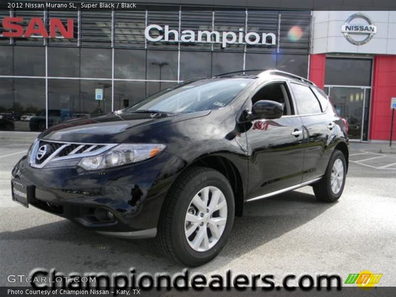 Super Black / Black 2012 Nissan Murano SL