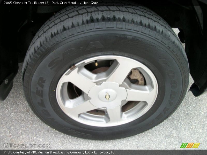 Dark Gray Metallic / Light Gray 2005 Chevrolet TrailBlazer LS
