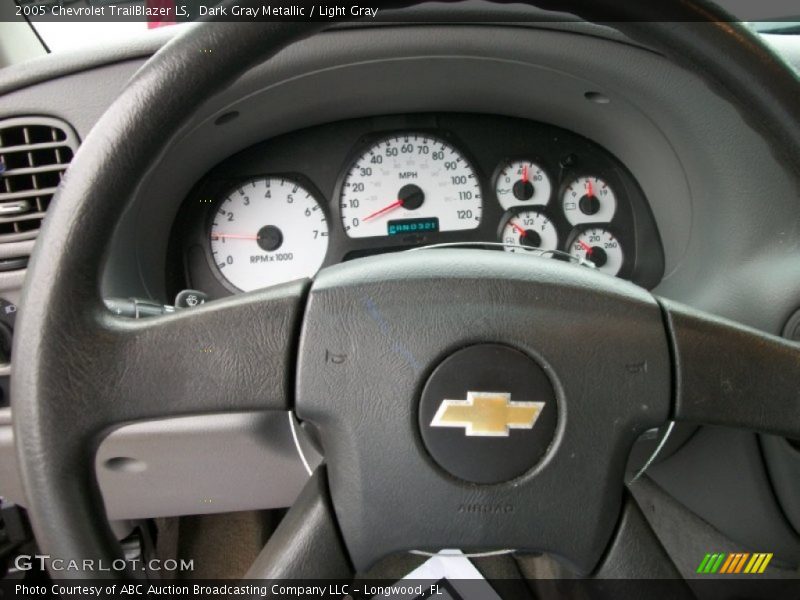 Dark Gray Metallic / Light Gray 2005 Chevrolet TrailBlazer LS