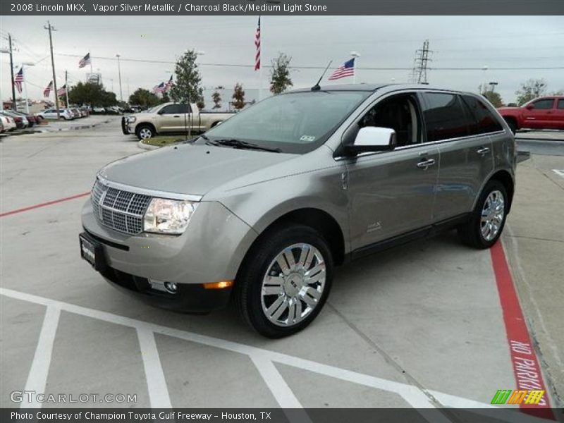 Vapor Silver Metallic / Charcoal Black/Medium Light Stone 2008 Lincoln MKX