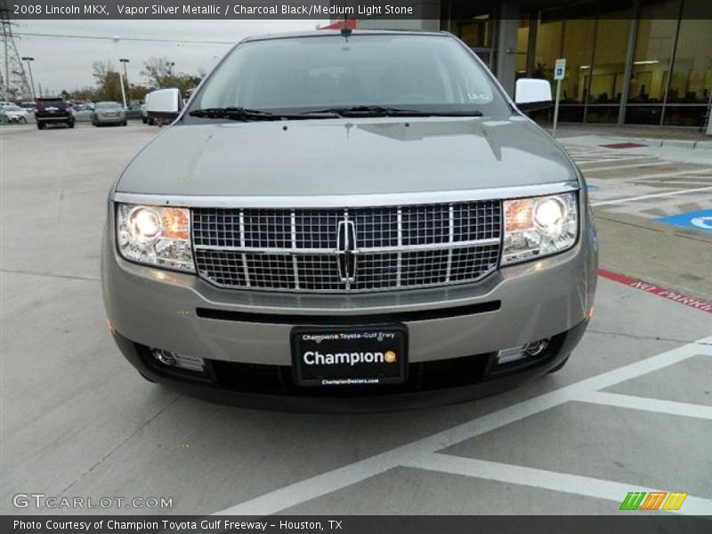 Vapor Silver Metallic / Charcoal Black/Medium Light Stone 2008 Lincoln MKX