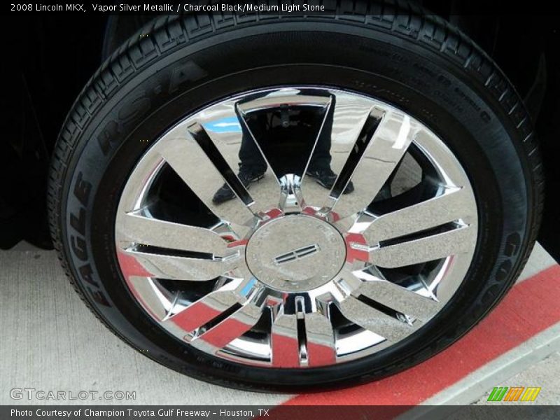 Vapor Silver Metallic / Charcoal Black/Medium Light Stone 2008 Lincoln MKX