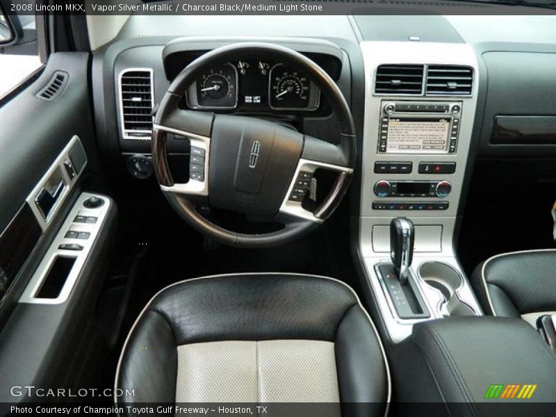 Vapor Silver Metallic / Charcoal Black/Medium Light Stone 2008 Lincoln MKX