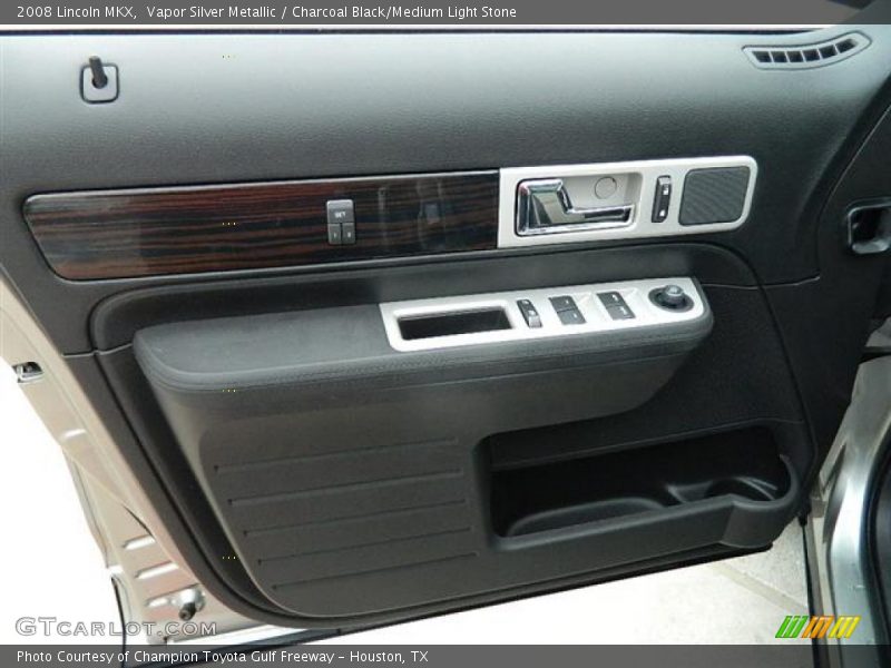 Vapor Silver Metallic / Charcoal Black/Medium Light Stone 2008 Lincoln MKX