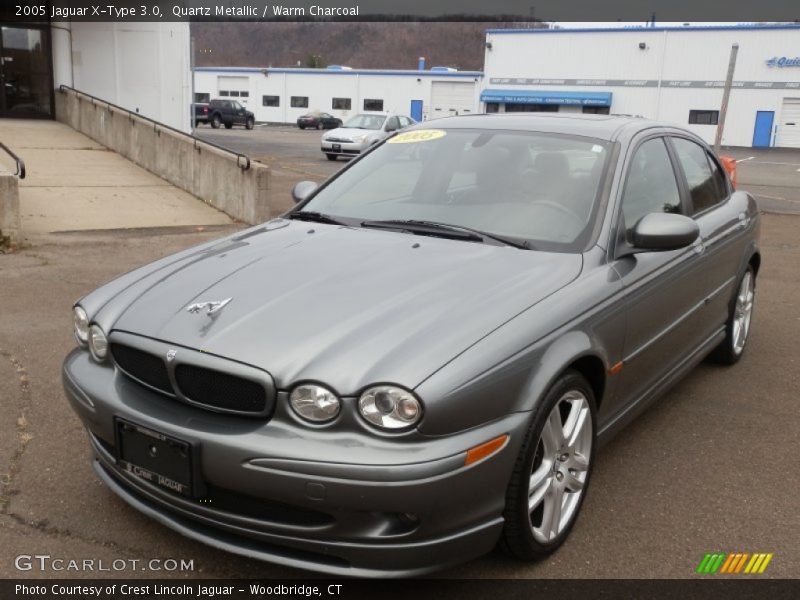 Quartz Metallic / Warm Charcoal 2005 Jaguar X-Type 3.0