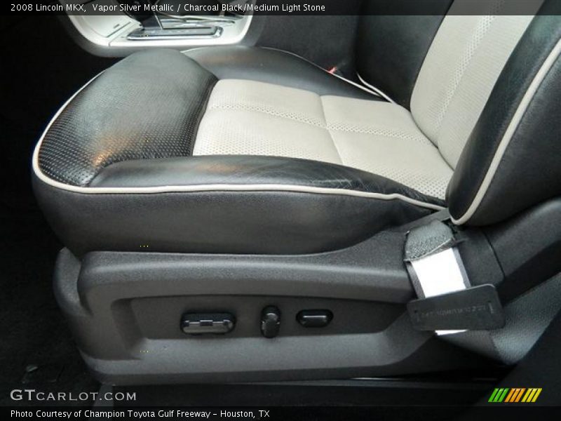 Vapor Silver Metallic / Charcoal Black/Medium Light Stone 2008 Lincoln MKX