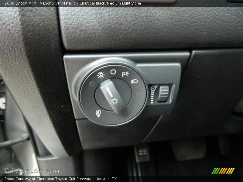Vapor Silver Metallic / Charcoal Black/Medium Light Stone 2008 Lincoln MKX