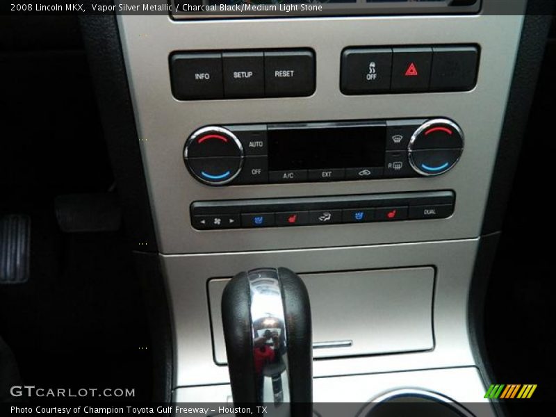 Vapor Silver Metallic / Charcoal Black/Medium Light Stone 2008 Lincoln MKX