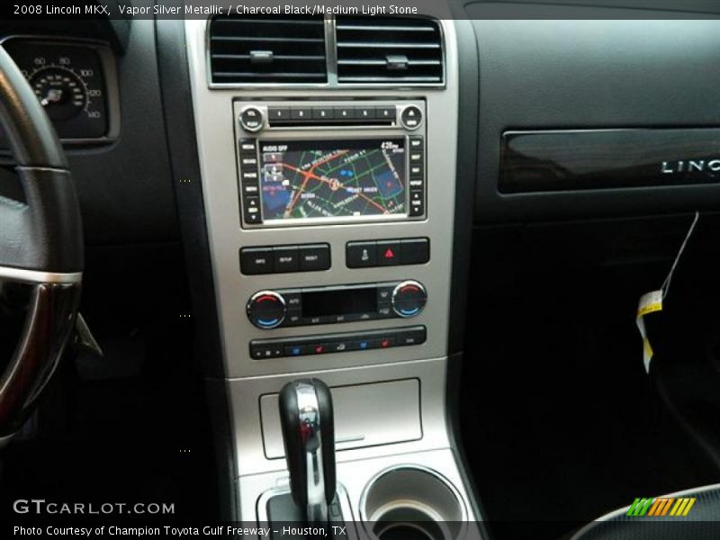 Vapor Silver Metallic / Charcoal Black/Medium Light Stone 2008 Lincoln MKX