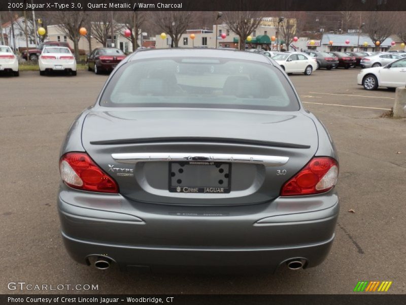 Quartz Metallic / Warm Charcoal 2005 Jaguar X-Type 3.0