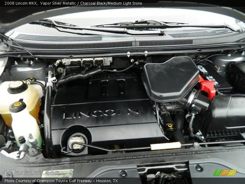Vapor Silver Metallic / Charcoal Black/Medium Light Stone 2008 Lincoln MKX