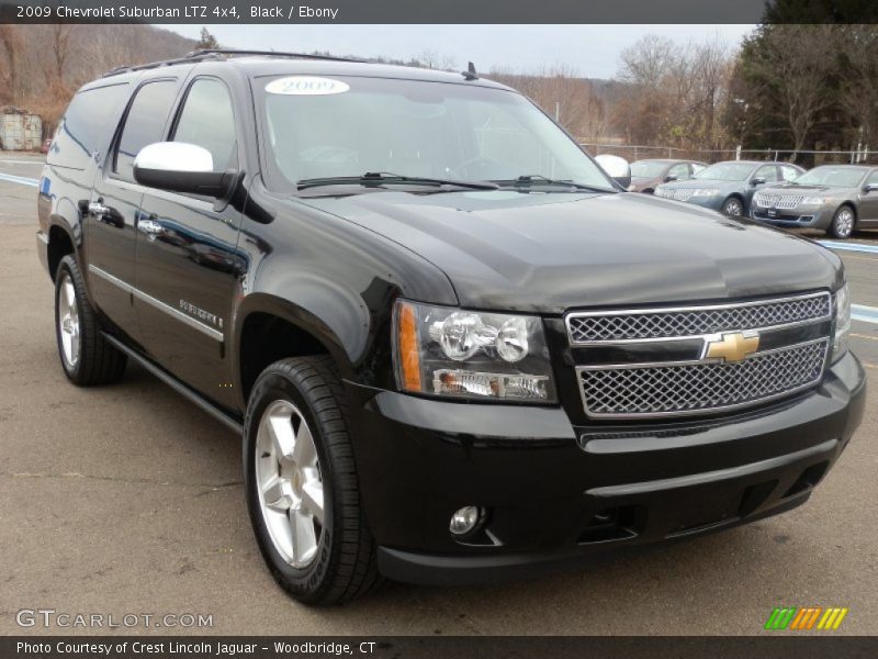 Front 3/4 View of 2009 Suburban LTZ 4x4
