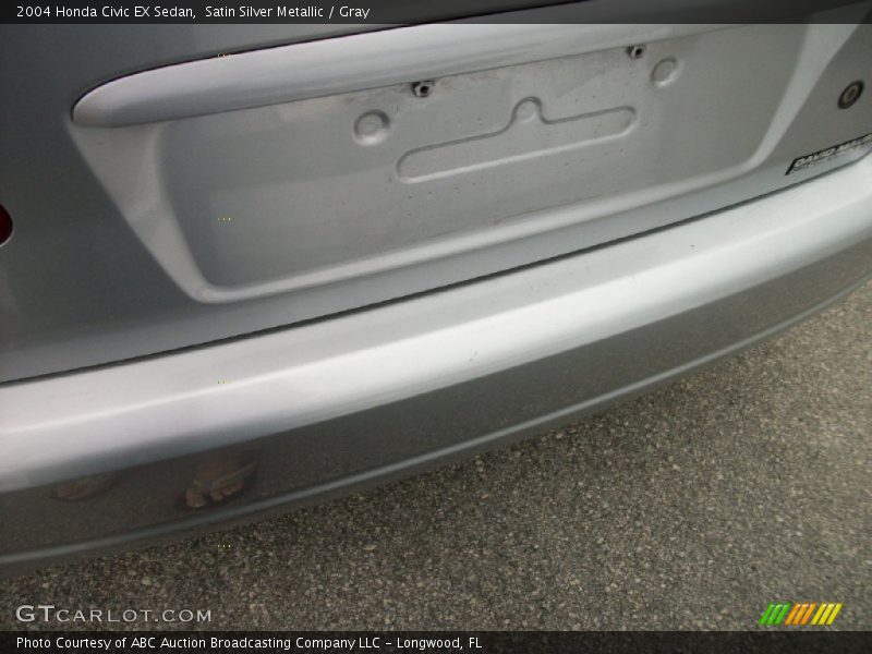 Satin Silver Metallic / Gray 2004 Honda Civic EX Sedan